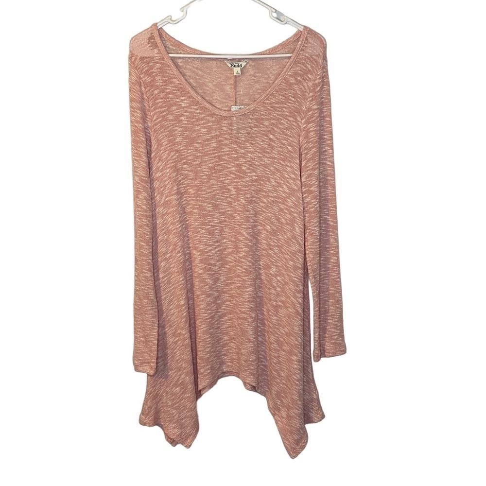 NWT Mudd Sharkbite hem sweater tunic womens large